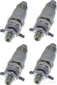 img 4 attached to High-Quality JEENDA 4PCS Fuel Injectors for Kubota D950 D1302 D1402 V1702 V1902 Engine