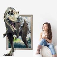 fjianwei tyrannosaurus dinosaur removable playroom（27 6 logo