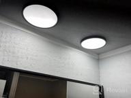img 1 attached to TALOYA 15.8 Inch LED Ceiling Light 2 Pack - Perfect For Kitchen, Bedroom, Utility Closet And More! review by Marc Burke
