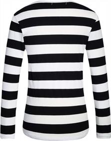 img 3 attached to Men'S Striped Long Sleeve Cotton T-Shirts By SSLR - Casual Crewneck Tee Shirts