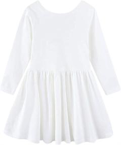 img 4 attached to Mud Kingdom Little Sleeve Backless Girls' Clothing in Dresses