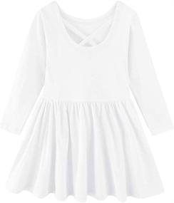 img 3 attached to Mud Kingdom Little Sleeve Backless Girls' Clothing in Dresses