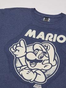 img 3 attached to 🎮 Premium Heather Nintendo Mario T Shirt: Relive the Adventure!