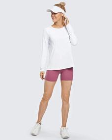 img 1 attached to Women'S Long Sleeve Running Shirt: Quick Dry, Moisture Wicking & UV Protection For Workouts & Hiking - Promover