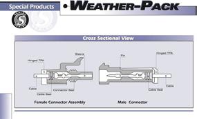 img 1 attached to Водонепроницаемый терминал Delphi Circuits Weatherpack