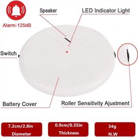 img 3 attached to Window Alarm 125DB Loud Vibration Sensors Alarm-Easy Installation - Fits For Home, Office,Apartment & RV Security (6 Set White)
