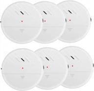 window alarm 125db loud vibration sensors alarm-easy installation - fits for home, office,apartment & rv security (6 set white) logo