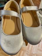img 1 attached to FUNKYMONKEY Toddler Little Casual Ballet Girls' Shoes for Flats review by Mike Martz