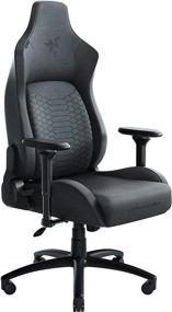 img 4 attached to Razer Iskur XL Fabric Gaming Chair With Ergonomic Lumbar Support, Ultra-Soft Spill-Resistant Foam Cushions, 4D Armrests, Engineered To Carry Weight Capacity And Foam Head Cushion - Dark Gray