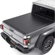 soft roll up truck bed tonneau cover for chevy colorado and gmc canyon 2015-2021 fleetside 5ft bed by findauto logo