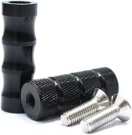 🏍️ cnc motorcycle knurled shifter peg: anti-skid gear shift brake lever foot pegs pedal - fits honda suzuki yamaha kawasaki ducati aprilia логотип