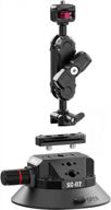 ulanzi sc-02 suction mount magic arm bracket: secure dslr & gopro action camera video shooting! logo