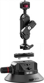 img 4 attached to ULANZI SC-02 Suction Mount Magic Arm Bracket: Secure DSLR & GoPro Action Camera Video Shooting!