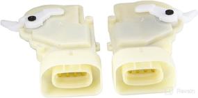 img 1 attached to 🔒 Door Lock Actuator Motor for 1998-2005 GS300, GS400, GS430, RX300 - Rear Left Drive Side & Rear Right Passenger Side