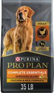 purina pro plan shredded chicken dogs best: food logo