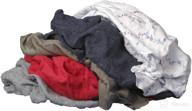 buffalo industries (10087pb) recycled multicolored t-shirt cloth rags - 8 lb logo