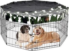 img 4 attached to Navatiee Dog Exercise Pen Cover Dogs