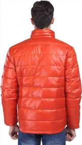 img 1 attached to Warm Up In Style: Fashciaga Men'S White Duck Down Puffer Jacket