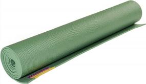 img 1 attached to Discover the Hugger Mugger Tapas Original 68 in. Yoga Mat: The First Sticky Mat made in the USA, Offers Durability, Economy, Lightweightness, and Stability