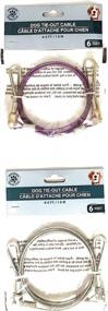 img 3 attached to 🐾 Optimized 6ft/1.82m Tie-Out Cable for Dogs by Greenbrier