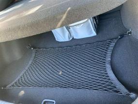 img 2 attached to Premium Floor Style Automotive Elastic Trunk Mesh Cargo Net for KIA Stinger GT 2018-2022 - 🚗 Organize Your Trunk with the Best Car Organizer for KIA Stinger - Luggage Storage Solution for Sedan