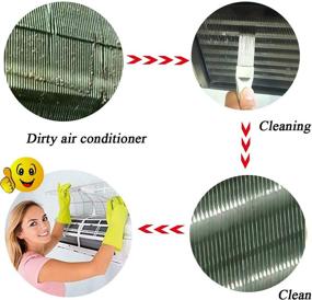 img 2 attached to 🔧 Metal Air Conditioning Brush Accessory - Stainless Steel Fin Comb Condenser and Radiator Straightener Cleaner Repair Tool