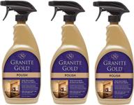 granite gold polish spray maintain cleaning supplies logo