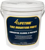 🔧 4lifetimelines tire mounting paste - 8lb pail, hassle-free & premixed, corrosion inhibitor, quick & easy to use logo