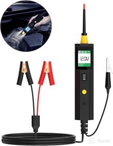 img 4 attached to 🔌 Auto Power Circuit Probe Master Kit - Automotive Circuit Tester with Test Light, Short Tester, Electric Car Fuse Relay Electrical Tester Circuit Breaker Finder Tracer Tool. 1.5M Lead for 6-30V Vehicle.