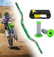 high-quality jfg racing green motorcycle handlebar fat handle bar pad grips set for kx125 kx250 kx250f kx450f klx250 zx6r zx10r логотип