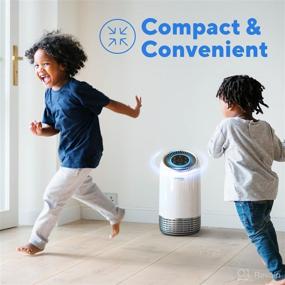 img 1 attached to 🌬️ Clarifion AerClear: Ultimate 3-Stage Home Air Purifier with HEPA Filter, Ionizers, & Night Light Mode - Banish Dust, Pet Dander, Smoke, Pollen, & More Effortlessly!