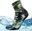 unisex digital printed 100% waterproof hiking trekking wading socks 1 pairs - meikan logo
