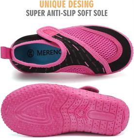 img 2 attached to CIOR Toddler Swimming Athletic U120STHSX Velcro Pink 27 Girls' Shoes : Athletic