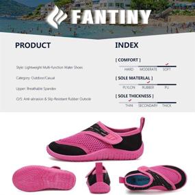 img 1 attached to CIOR Toddler Swimming Athletic U120STHSX Velcro Pink 27 Girls' Shoes : Athletic