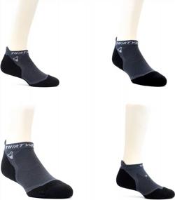 img 1 attached to Men'S & Women'S 3048 Ultralight Athletic Running Socks W/ Seamless Toe, Moisture Wicking, Cushion Padding