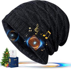 img 4 attached to 🎧 Bluetooth Beanie Hat - Best Holiday Gift for Men, Women, Teens | Music Winter Hat with Wireless Headphones - Cool Gadgets & Tech Gift for Kids, Teenagers, Dads | Ideal Stocking Stuffer for Christmas