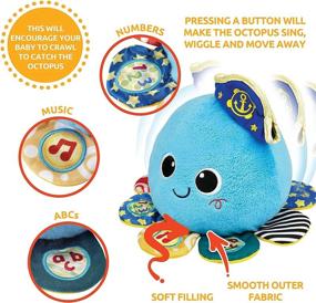 img 3 attached to KiddoLab Octopus Plush Educational Learning