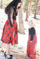 img 1 attached to Stylish and Comfortable KYMIDY Girl Maxi Dress: Buffalo Check Plaid with Pockets (6-14yrs) review by Karyn Garcia