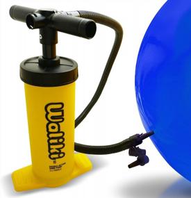 img 1 attached to Yellow Foot Pump With 15-Inch Hand By Waliki Toys - Optimized For Search Engines