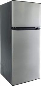 img 4 attached to Upgrade Your RV Kitchen With RecPro'S Stainless Steel 10.7 Cu. Ft. 12V Refrigerator - 2 Doors For Maximum Convenience
