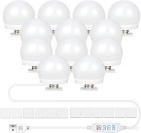 img 3 attached to 💡 Hollywood Style LED Vanity Mirror Lights Kit with Dimmable Bulbs - Enhance your Vanity Table, Dressing Room, and Bathroom