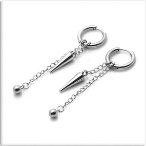 img 1 attached to Xusamss Jewelry Stainless Huggie Earrings Girls' Jewelry : Earrings