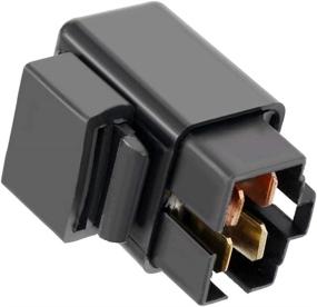 img 2 attached to 🔌 QAZAKY Starter Relay Solenoid: Compatible with Yamaha Badger, Big Wheel, Big Bear and More - Grizzly, Bruin, Breeze, and Champ Models - Fits YFM80, YFM125, YFM250, YFM450 and More