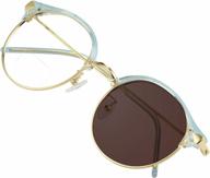 visionglobal bifocal reading glasses photochromic dark brown sunglasses, classic retro oval eyewear 100% uv protection reduce fatigue (up+0.00/down+1.00) logo