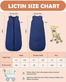 img 2 attached to Stay Warm And Cozy Anywhere With Lictin 3.5Tog Baby Sleeping Bag - The Ultimate Travel Companion For Your Little One!