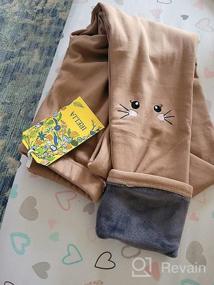 img 7 attached to 🧣 IRelIA Winter Cotton Fleece Leggings for Girls: Ideal Girls' Clothing and Leggings for Warmth