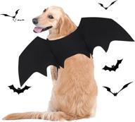 🎃 bwogue halloween dog costume - pet bat wings cosplay apparel for small to large sized dogs, perfect for party decorations (medium) логотип