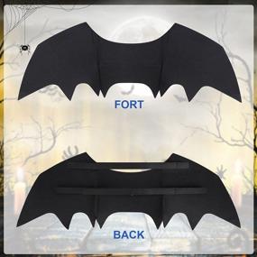 img 1 attached to 🎃 BWOGUE Halloween Dog Costume - Pet Bat Wings Cosplay Apparel for Small to Large Sized Dogs, Perfect for Party Decorations (Medium)