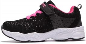 img 3 attached to Stylish Vivay Toddler Sneakers For Boys And Girls - Ideal For Running, Tennis And Sports Activities