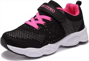 img 4 attached to Stylish Vivay Toddler Sneakers For Boys And Girls - Ideal For Running, Tennis And Sports Activities